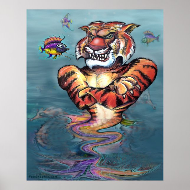 Poster du tigre de mer (Devant)