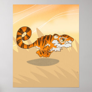 Poster du tigre englobant