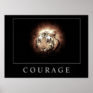 Poster du tigre Motivationnel