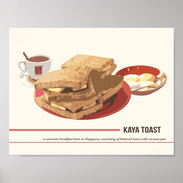 Poster du toast de Kaya (Devant)