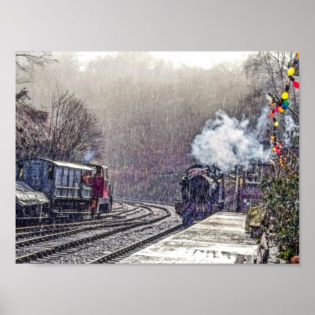 Poster du train à vapeur (Devant)