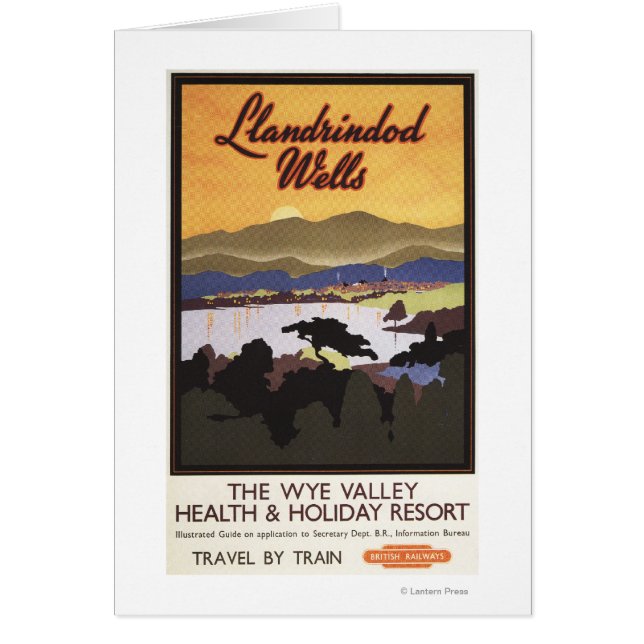 Poster du train britannique Wye Valley Resort (Devant)