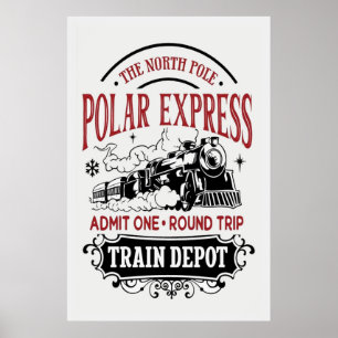Poster du train de Noël