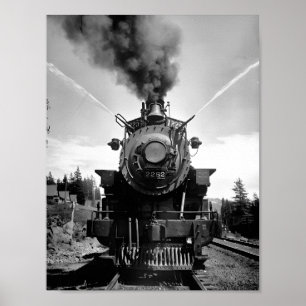 Poster du train d'incendie du Pacifique Sud