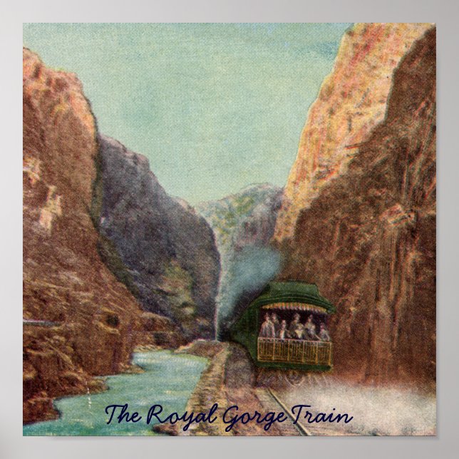 Poster du train vintage Royal Gorge (Devant)
