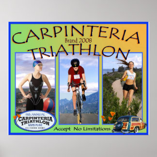 Poster du triathlon Carpinteria 2008