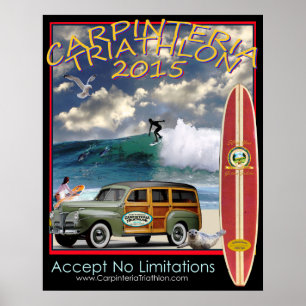 Poster du triathlon Carpinteria 2015