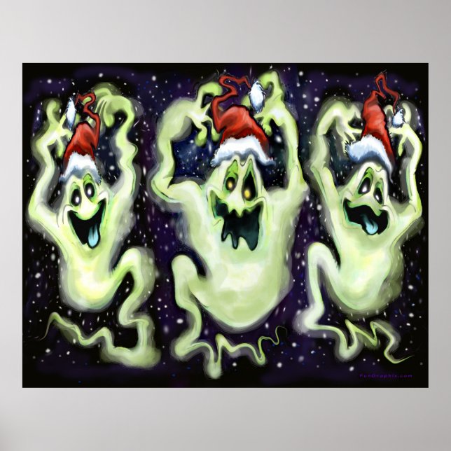 Poster du trio de Noël Ghoost (Devant)