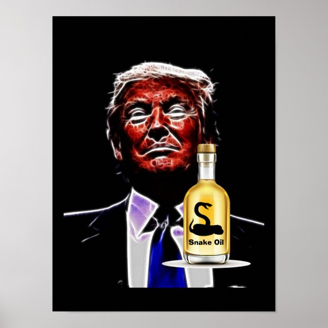Poster du vendeur d'huile de serpent (Devant)