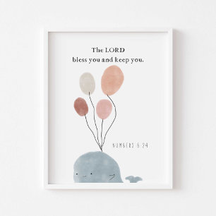 Poster du verset de la bible pour les enfants de b