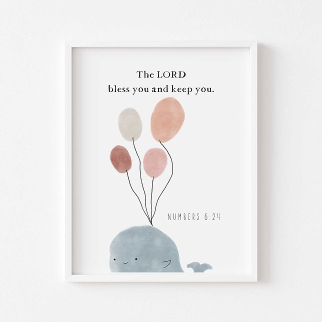Poster du verset de la bible pour les enfants de b (Créateur téléchargé)