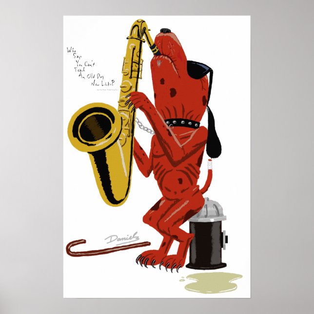 Poster du vieux chien, de la nouvelle lèche (Devant)