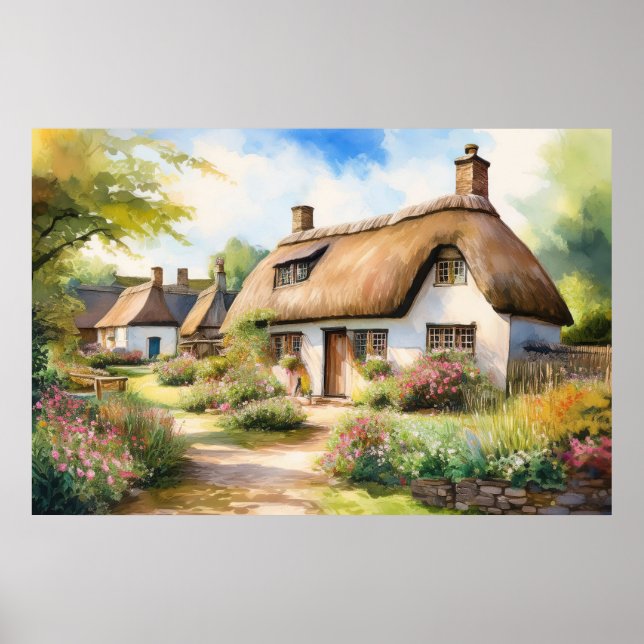Poster du village anglais (Devant)