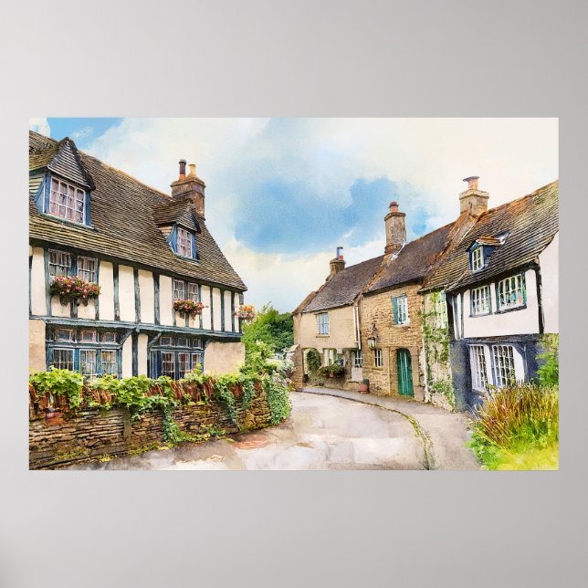 Poster du village anglais (Devant)