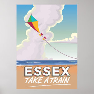 Poster du Vintage voyage britannique Essex