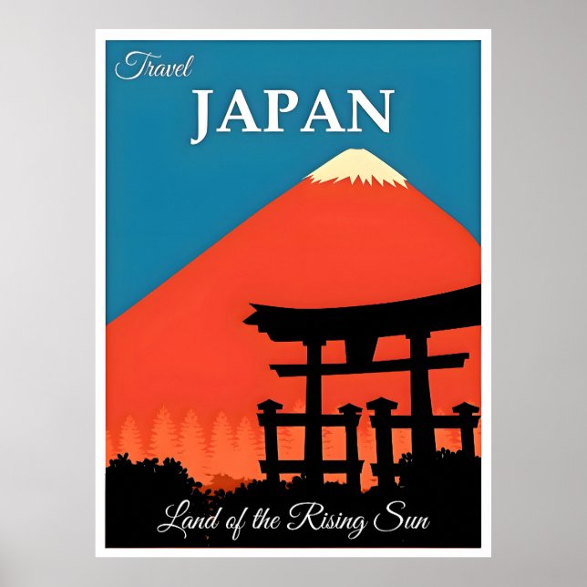 Poster du Vintage voyage japonais (Devant)