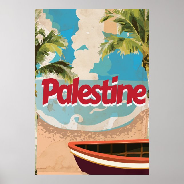 Poster du Vintage voyage palestinien (Devant)
