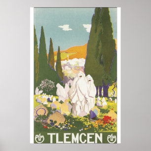 Poster du Vintage voyage Tlemcen