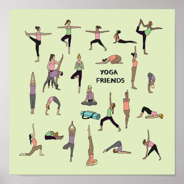 Poster du yoga, des amis du yoga (Devant)