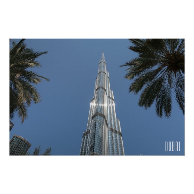 Poster Dubai UAE Burj Khalifa (Devant)