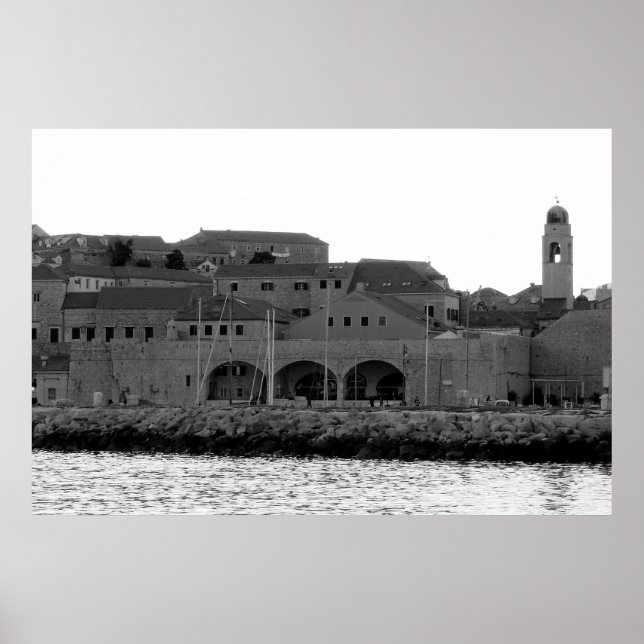 Poster Dubrovnik, Croatie 134 (Devant)