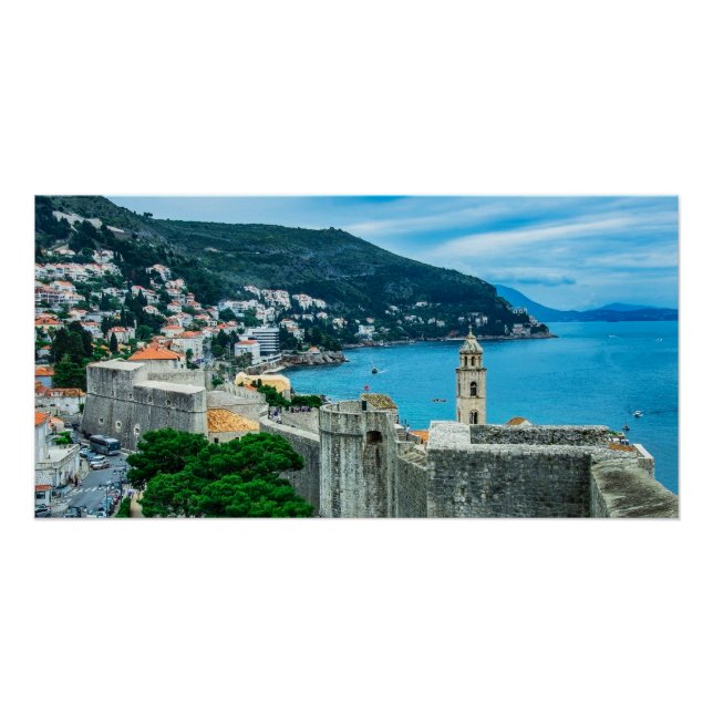 Poster Dubrovnik peinture murale (Devant)