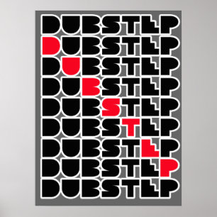 Poster Dubstep WALL filles garçons Dubstep music