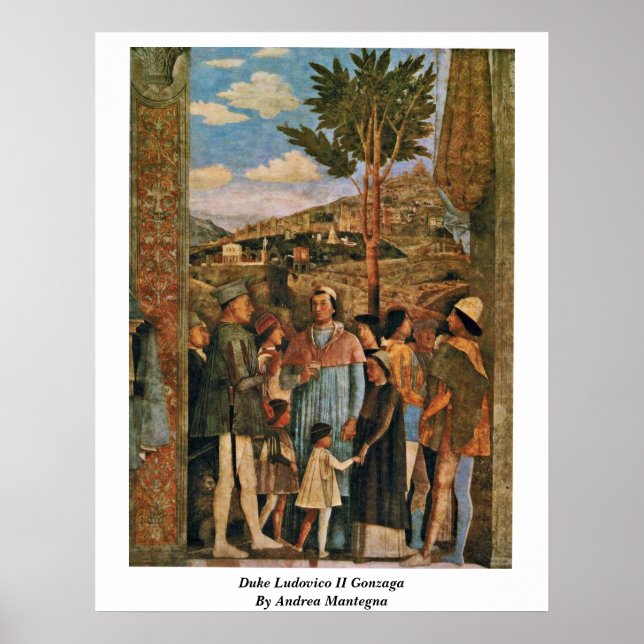Poster Duc Ludovico Ii Gonzaga Par Andrea Mantegna (Devant)