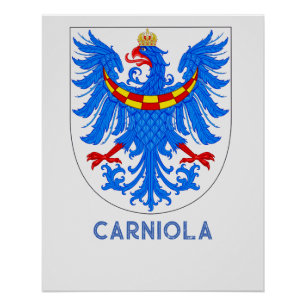 Poster Duché de Carniole Noblesse alpine Art héraldique