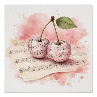 Poster Duet de Cerises Sweet Harmony