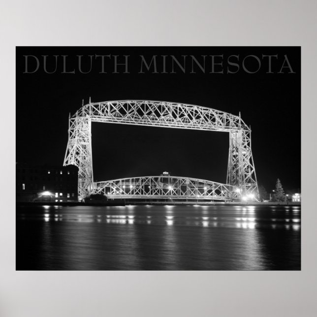 Poster Duluth Aerial Lift Bridge photo (Devant)