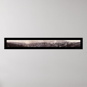 Poster Duluth MN Panorama Photo 1886