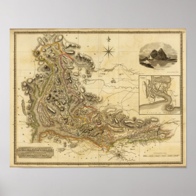 Poster Dumbartonshire (Devant)