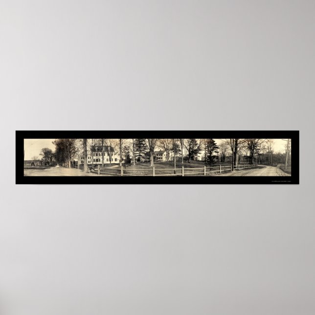 Poster Dummer Academy Newbury Photo 1911 (Devant)