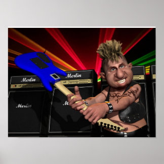 Poster d'un jeune homme brisé