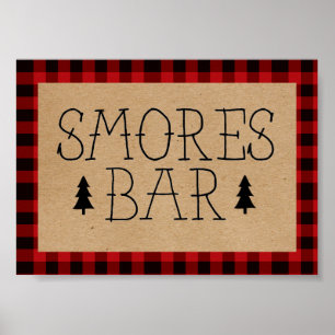 Poster d'un petit bar Bear Smores