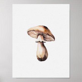 Poster d'un simple champignon
