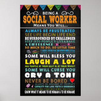 Poster d'un travailleur social
