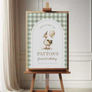 Poster d'une Affiche de bienvenue Lucky Duck