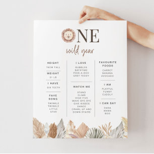 Poster d'une année Wild Lion Milestone