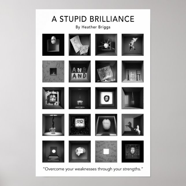 Poster d'une brillance stupide 13x19 (Devant)