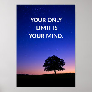Poster d'une citation d'affirmation positive