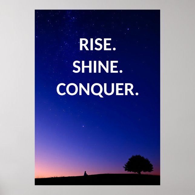 Poster d'une citation d'affirmation positive (Devant)