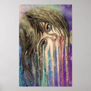 Poster d'une femme fondante