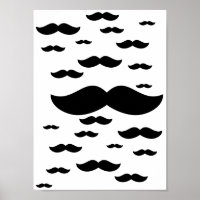 Poster d'une volée de moustaches