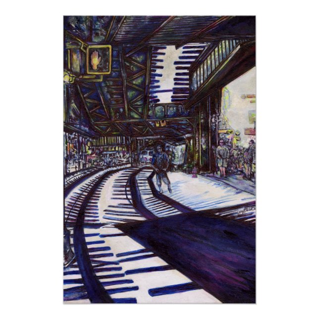 Poster Dusting the Piano (Devant)