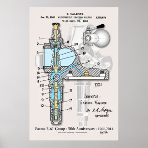 Poster E-61 50e anniversaire 24"x36"