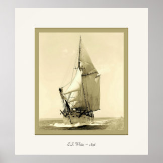 Poster E.I. White ~ 1896 ~ Photographie Vintage