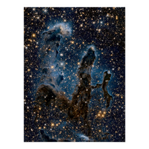 Poster Eagle Nebula 'Piliers de la Création' - NGC 6611 P