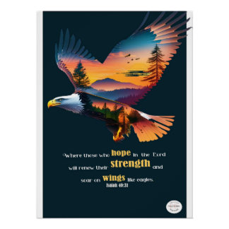 Poster Eagle Wings